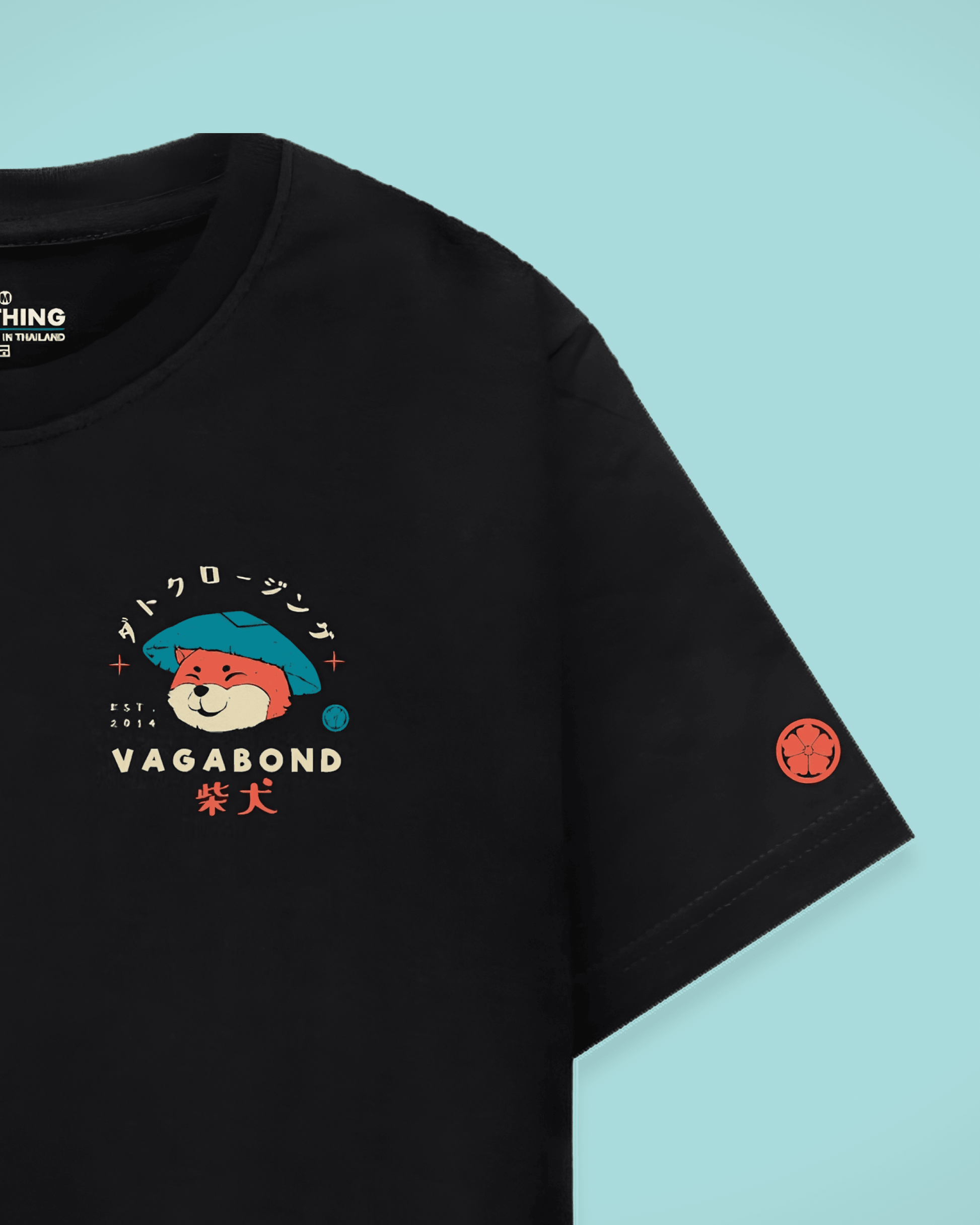 Datclothing - Vagabond - oversized T-shirt - front print