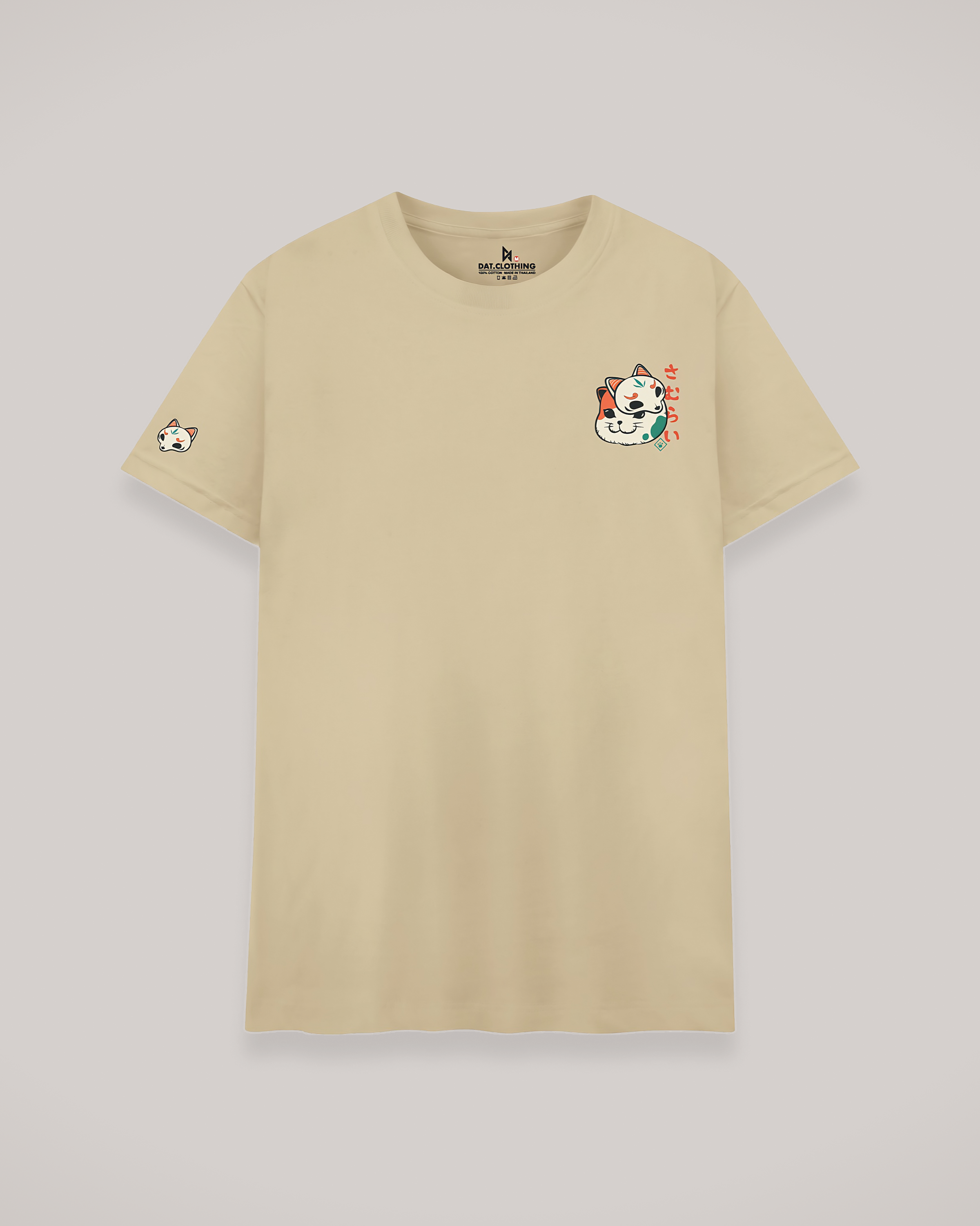 Cat Samurai - oversized T-shirt - japanese clothing | Okio