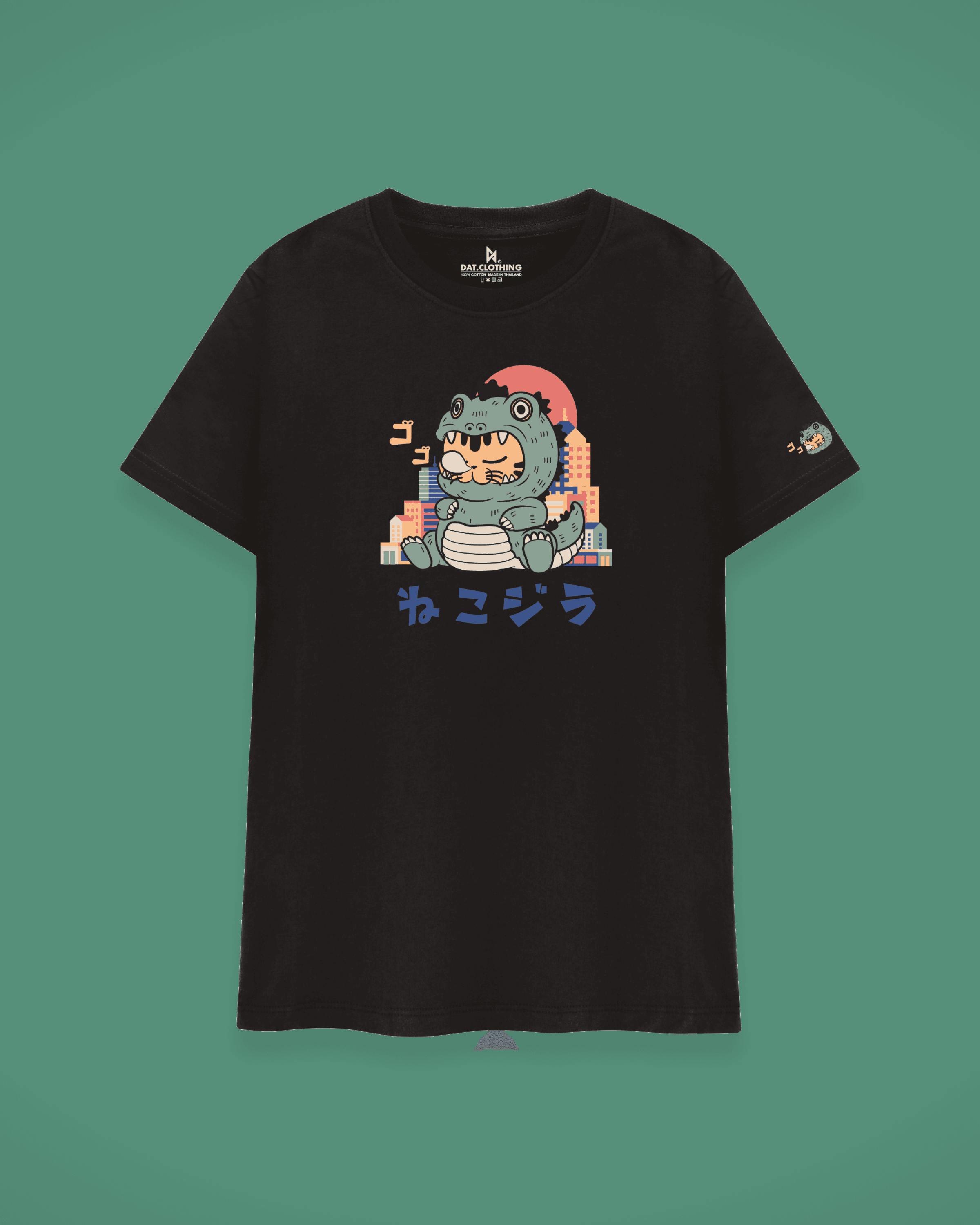 Catzilla - oversized T-shirt - japanese clothing | Okio
